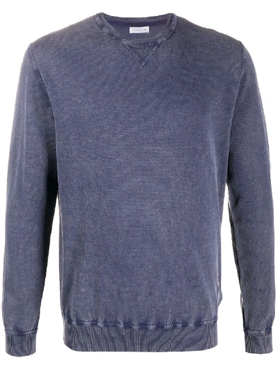 JACOB COHEN WASHED CREW-NECK SWEATSHIRT 