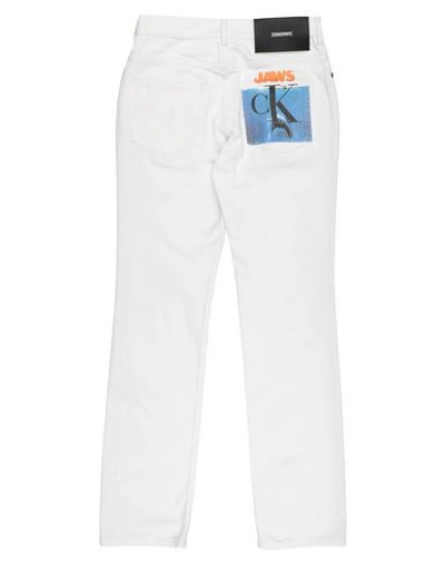 Shop Calvin Klein 205w39nyc Woman Jeans White Size 29 Cotton, Elastane