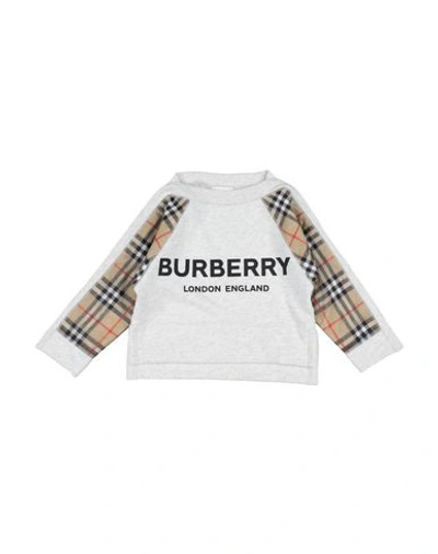 Shop Burberry Sweatshirt In Light Grey
