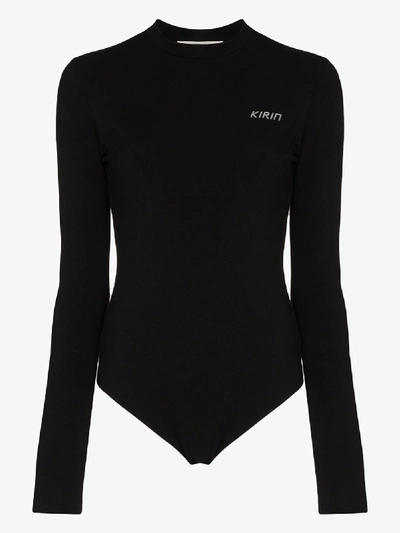 Shop Kirin Open Back Bodysuit In Black