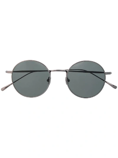Shop Waiting For The Sun Jules Round Sunglasses In Schwarz