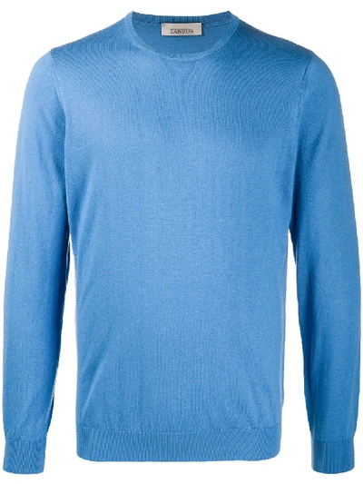 Shop Laneus Relaxed Fit Jumper In Blue