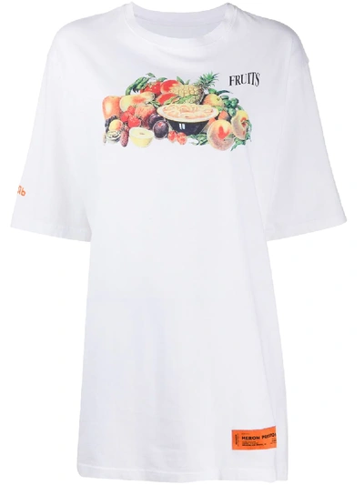 Shop Heron Preston Klassisches T-shirt In White