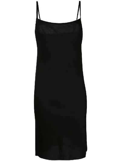 Shop Ann Demeulemeester Sleeveless Fitted Mini Dress In Black