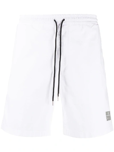 Shop De Beers Segelshorts Mit Kontrastkordelzug In White