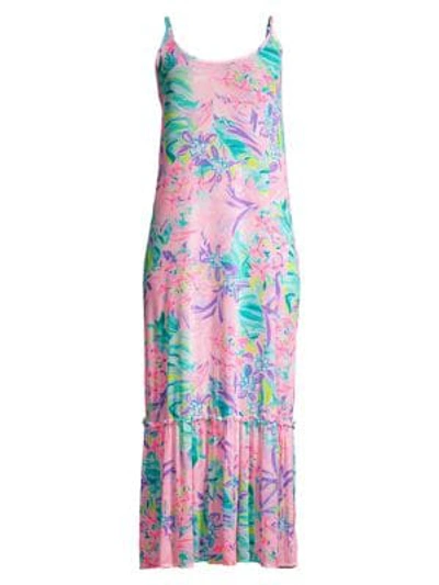Shop Lilly Pulitzer Winni Maxi Cover-up Dress In Multi
