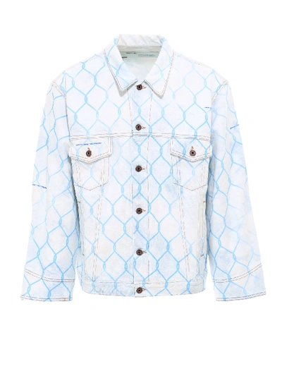 Shop Off-white Jacket In Blu