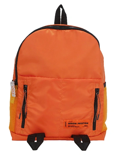 Shop Heron Preston Backpack In Arancione