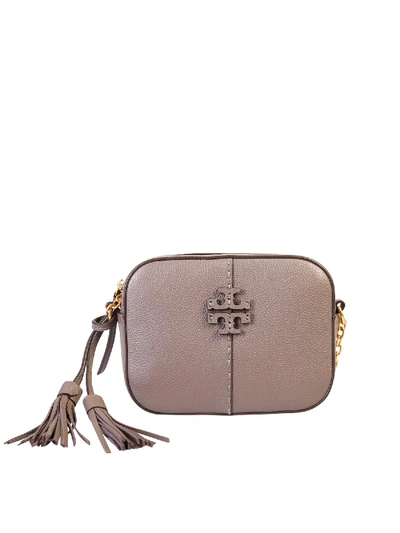 Shop Tory Burch Mcgraw Bag In Metallic