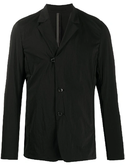 Shop Kazuyuki Kumagai Asymmetric Suit Jacket In Black