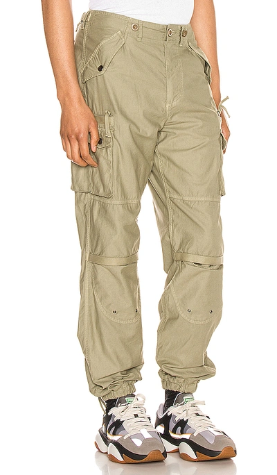 Shop John Elliott Back Sateen Canopy Cargos In Olive