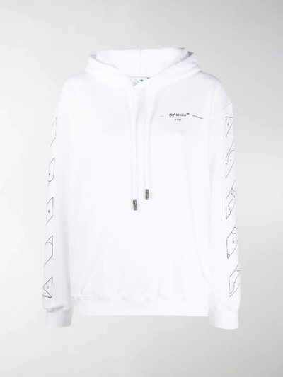 Shop Off-white Puzzle Arrows Hoodie In White