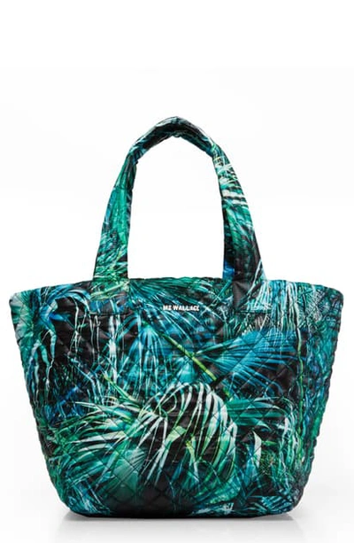 Shop Mz Wallace Medium Metro Quilted Nylon Tote In Paradise