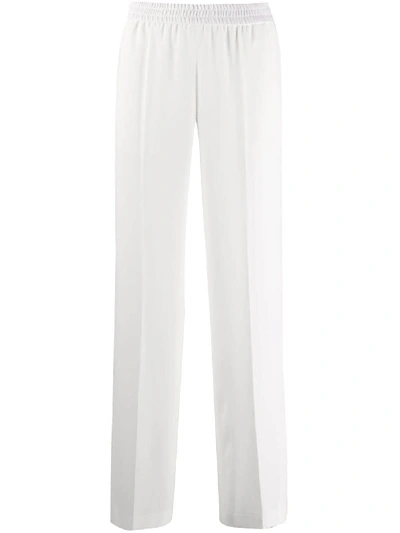 Shop Alberto Biani Straight Leg Trousers In White