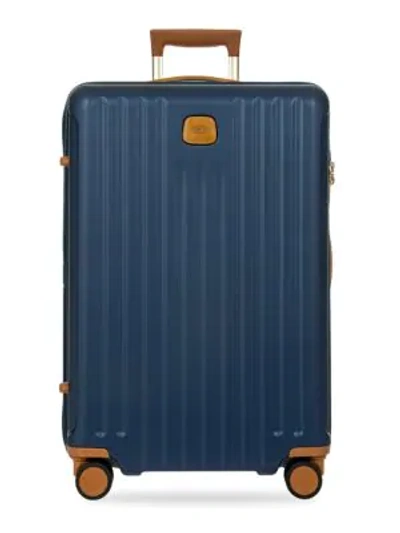 Shop Bric's Men's Capri 27-inch Spinner Expandable Luggage In Matte Blue