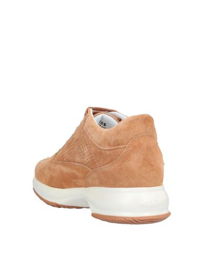 Shop Hogan Sneakers In Camel