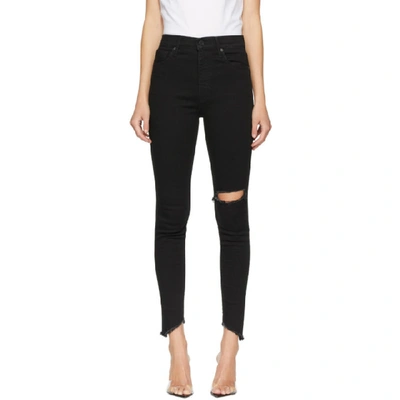 Shop Levi's Levis Black Chew High-rise Skinny Jeans In In The Blac
