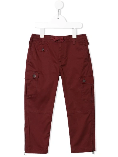Dolce & Gabbana Straight-leg Cargo Trousers In Blue