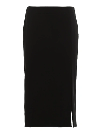 Shop Moschino Skirt In Black