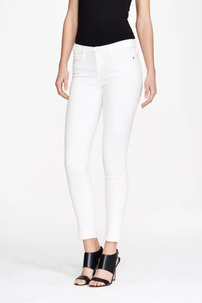 Shop Frame Le Color Skinny Jeans In Blanc