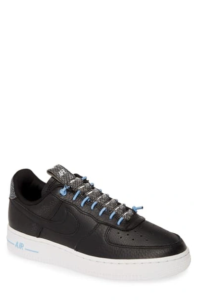 Shop Nike Air Force 1 '07 Lx Sneaker In Black/ Blue/ White