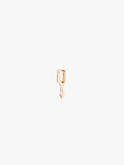 Shop Lizzie Mandler Fine Jewelry 18k Yellow Gold Arrow Charm Earring