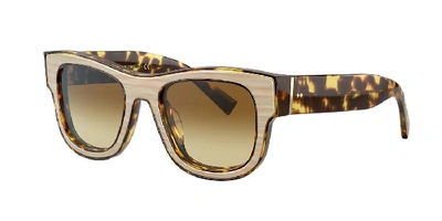 Shop Dolce & Gabbana Dolce&gabbana Man Sunglasses Dg4379f In Light Yellow Gradient Ochre