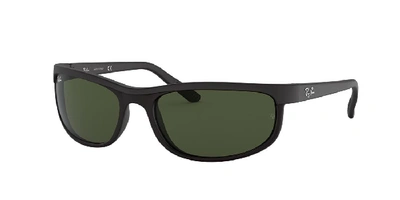 Ray Ban Predator 2 Sunglasses Black Frame Green Lenses 62-19 In Grün