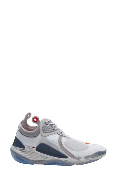 Shop Nike Joyride Cc3 Setter Mid-top Sneaker In White/ Monsoon Blue/ Vast Grey
