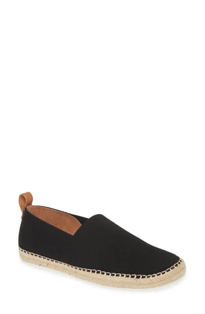 Shop Gentle Souls By Kenneth Cole Lizzy Espadrille Flat In Black Fabric