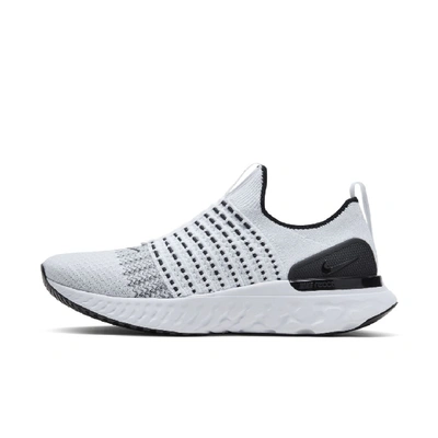 Nike React Phantom Run Flyknit 2 Sneakers From Finish Line In White