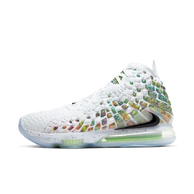Shop Nike Lebron 17 Basketball Shoe In White