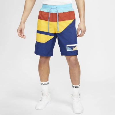 Shop Nike Flight Basketball Shorts In Blue