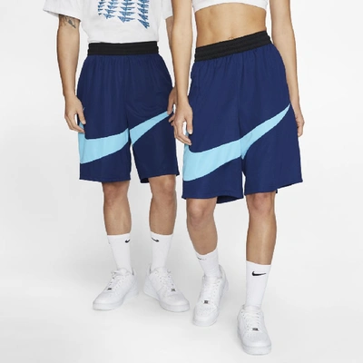 Shop Nike Dri-fit Basketball Shorts (blue Void) - Clearance Sale In Blue Void,blue Fury