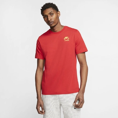 Shop Nike Sportswear Men's T-shirt (university Red) - Clearance Sale