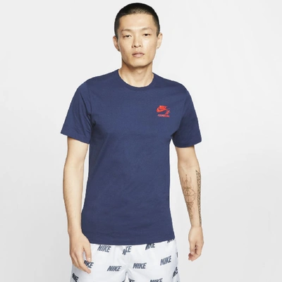 Shop Nike Sportswear Men's T-shirt (midnight Navy) - Clearance Sale