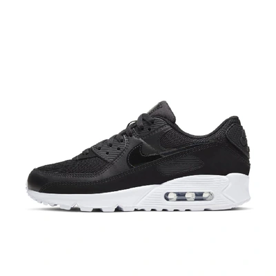 Shop Nike Air Max 90 Twist Women's Shoe (black) - Clearance Sale In Black,white,black