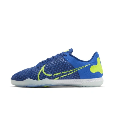 Shop Nike React Gato Indoor/court Soccer Shoe In Racer Blue,deep Royal Blue,white,volt