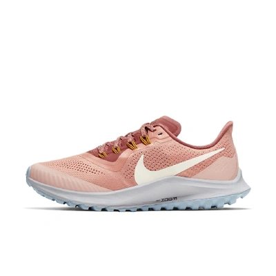 Shop Nike Air Zoom Pegasus 36 Trail Women's Trail Running Shoe In Pink Quartz/canyon Pink/sky Grey/pale Ivory
