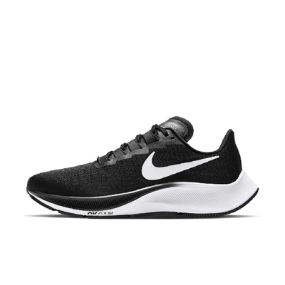 Shop Nike Women's Air Zoom Pegasus 37 Road Running Shoes In Black