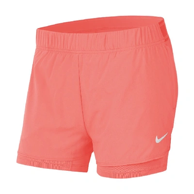 Shop Nike Court Flex Women's Tennis Shorts In Pink
