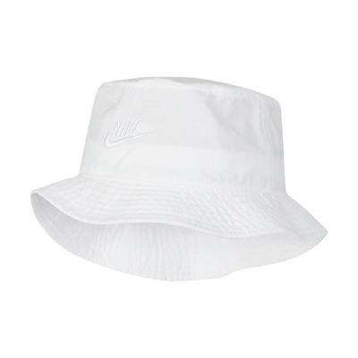 Shop Nike Sportswear Bucket Hat In White