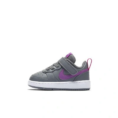 Shop Nike Court Borough Low 2 Baby/toddler Shoe In Grey