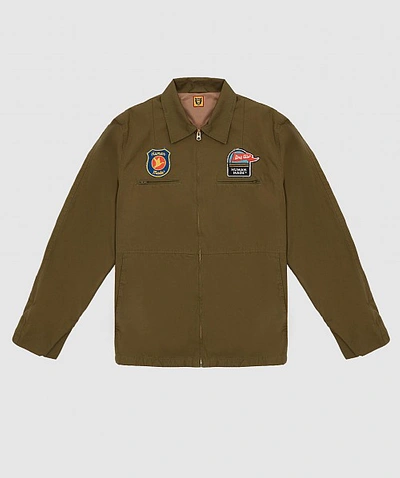 Shop Human Made Patch Jacket In Olive