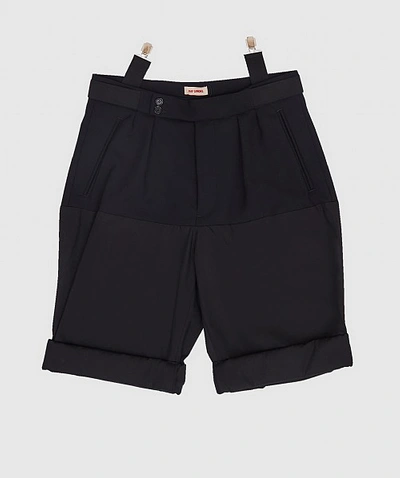 Shop Raf Simons Wide Fit Roll Up Short In Black