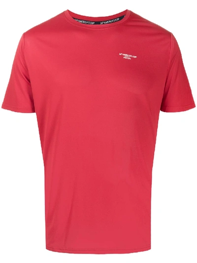 Shop Prada X 36th America's Cup Presented By  Printed T-shirt In Red