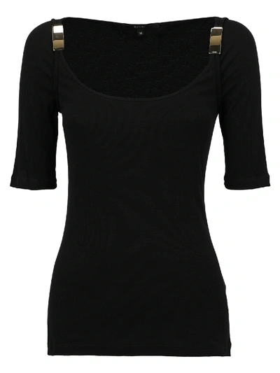 Pre-owned Gucci Top In Black