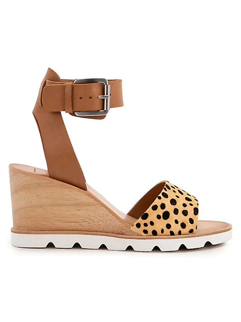 dolce vita leopard wedges