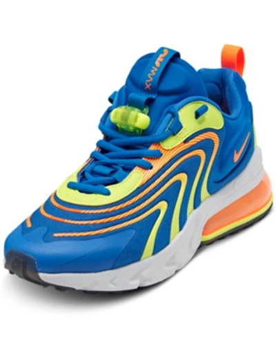 Shop Nike Men's Air Max 270 Eng Running Sneakers From Finish Line In Soar/tot Or