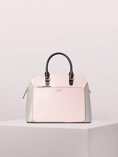 Shop Kate Spade Louise Medium Dome Satchel In Rocco Pink